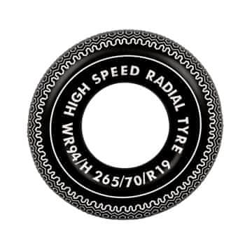 Atosa Napihljiv krog 90 cm PNEUMATIKA