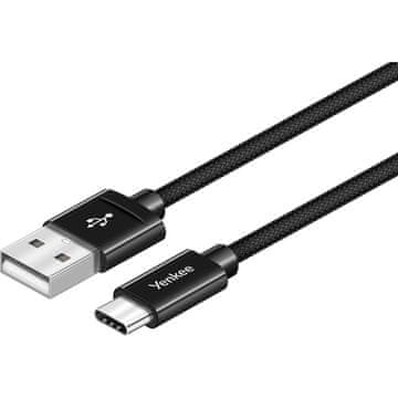 Yenkee YCU 301 BK Kabel USB A 2.0 / C 1m
