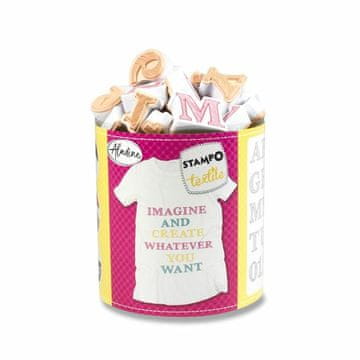 Aladine Žigi Stampo Textile - Abeceda Marina, 38 kosov