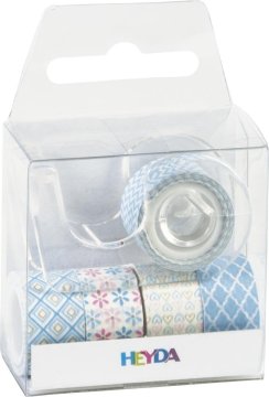 HEYDA Komplet dekorativnih lepilnih trakov - modra mešanica