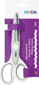 HEYDA Dekorativne škarje - Lisa bela