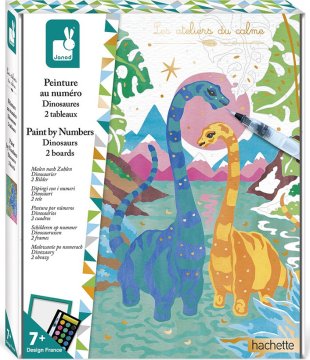 Janod Slikanje po številkah: dinozavri