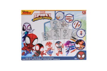 Disney Slikanje z markerji za pihanje Spidy