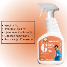 Smania Sredstvo za utrjevanje peska SandBind (1 L) | Popravilo betonskih površin | Tesnilna masa za razpoke