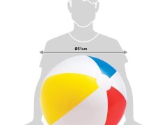 Napihljiva mavrična žoga 51 cm