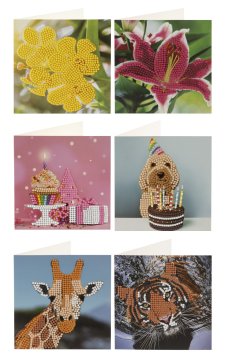 Grafix Diamantna slikarska kartica 13x13cm