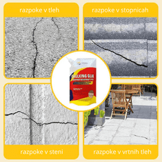 Smania Tesnilna masa za beton FlexBond (250 ml) | Popravilo razpok v betonu | Vodoodporna masa za beton | Tesnilo za zunanje površine