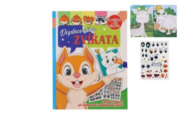 Foni Book Delovni zvezek z nalepkami Živali + 200 nalepk CZ različica 21x28cm