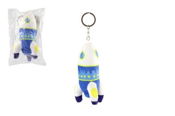 Teddies Obesek raketa pliš 10x5cm