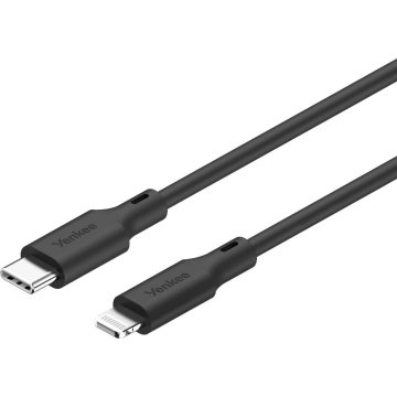 Yenkee YCU 635 BK SILIC MFi - USB C /1,5 m