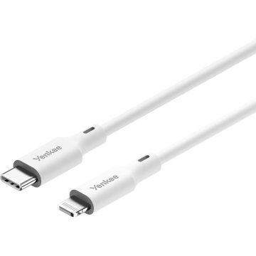 Yenkee YCU 635 WH SILIC MFi - USB C /1,5 m
