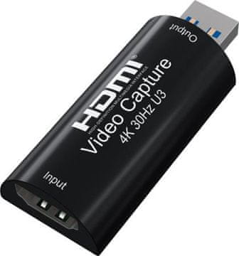 PremiumCord HDMI za zajemanje/grabitev za snemanje video/avdio signala v računalnik z USB3.0
