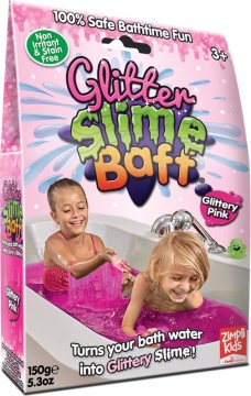 Zimpli Kids Gel za kopel z bleščicami Slime Baff roza