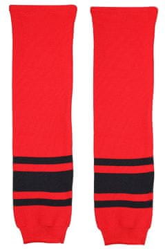 Merco Motor hokejske nogavice senior rdeče-črni paket 1 par