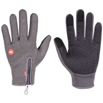 Merco Bike Touch športne rokavice sive barve velikost S