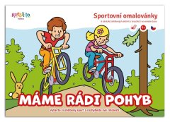 Radi se gibamo - Športne pobarvanke A5