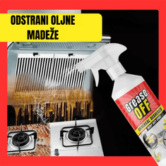 Smania Univerzalni razmaščevalec GreaseOFF (500 ml) | Odstranjevalec maščobe | Čistilo za kuhinjske površine