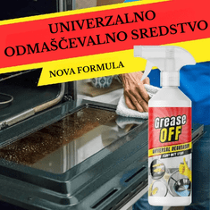 Smania Univerzalni razmaščevalec GreaseOFF (500 ml) | Odstranjevalec maščobe | Čistilo za kuhinjske površine