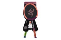 Teddies Set za badminton 2 palice iz plastike/žice 60 cm 2 žogici/košarica na kartici