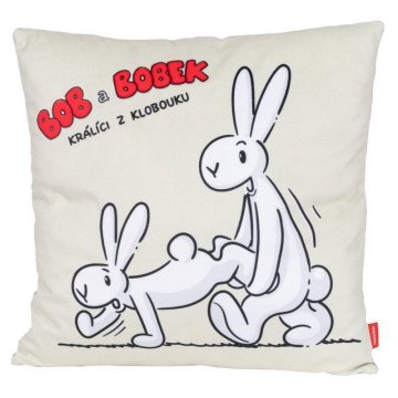 Bob in Bobek Vzglavnik 30 x 30 cm - samokolnica