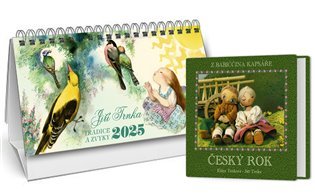 Trnkov namizni koledar 2025 + češko leto - Klára Trnková koledar + knjiga