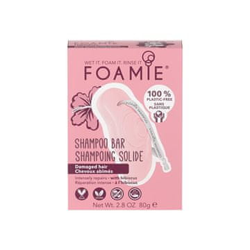 Foamie Šampon za poškodovane lase Hibiskiss (Šampon Bar) 80 g