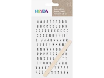 HEYDA Propisoty 10 x 19 cm - črke črne