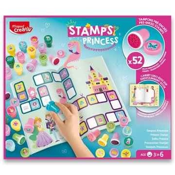 Maped Creativ Stamps Princess - 52 žigov
