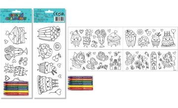 Concorde Travel Coloring Book - nalepka DL