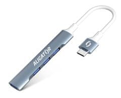 Aligator Priključna postaja . USB-C/Hub 4xUSB