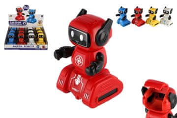 Teddies Robot z vztrajnikom iz plastike 7x11cm