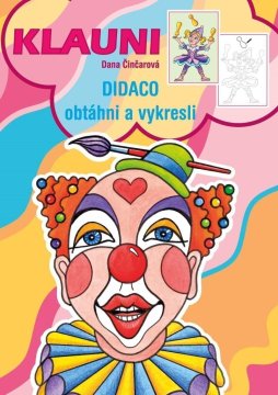 Klovni Pobarvanka Didaco A5 - Nariši in pobarvaj