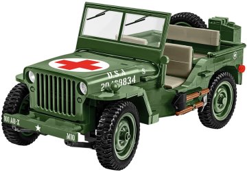 Cobi 2806 Willys MB ambulance 1:12, 1131 k