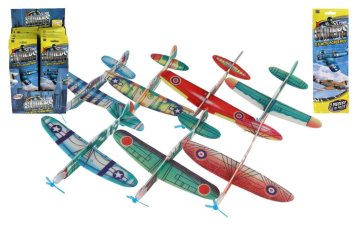 Teddies Letalo za metanje iz pene 18 cm