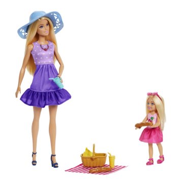 Mattel Lutki Barbie Malibu in Chelsea na pikniku