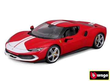 BBurago 1:18 Ferrari 296 GTB Asto Fiorano - Rdeča