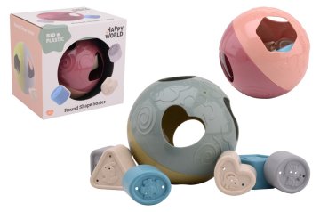 Johntoy Sestavljanka krogla Happy World bio plastika