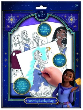 Alltoys Pobarvanka z nalepkami Disney Wish