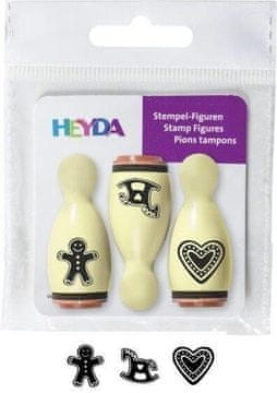 HEYDA Leseni žigi stožci - medenjaki