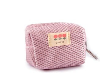 Dekliški kovček / obesek za ključe 8,5x6 cm - roza barve najbolj sveto.
