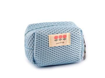 Dekliški kovček / obesek za ključe 8,5x6 cm - svetlo modra