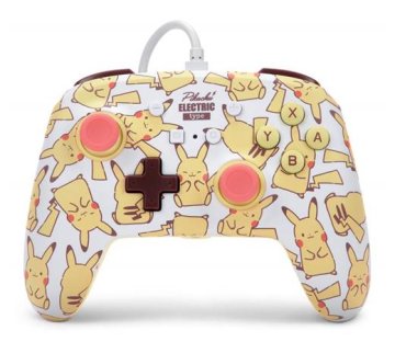 PowerA Izboljšani žični krmilnik za Nintendo Switch - Pikachu Blush