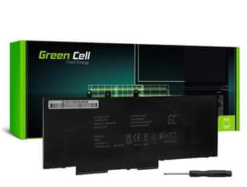 Green Cell Zelena celica baterije 93FTF GJKNX za Dell Latitude 5280 5290 5480 5490 5491 5495 5580 5590 5591 Precision 3520 3530