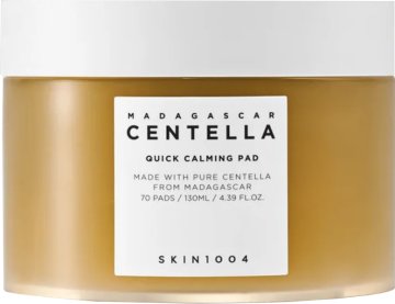 Skin1004 Blažilne eterične tonične blazinice Madagascar Centella (blazinice za hitro pomiritev) 130 ml