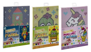 Slikarstvo Diamond Pixel na platnu