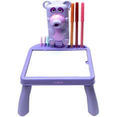 maXlife Otroški projektor MXDP-100 vijolične barve.