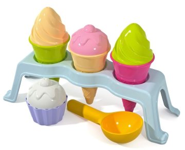 Simba Androni Peščeni kalupi - sladoled v stojalu
