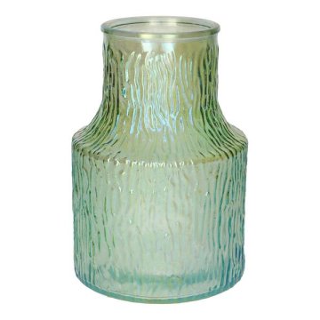 POLINA VAZA 8,9X13,5X19,8CM ZELENI BISER