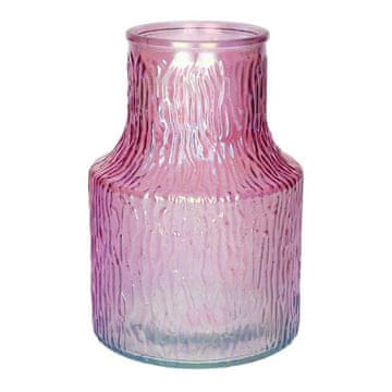 POLINA VAZA 8,9X13,5X19,8CM ROZA BISER