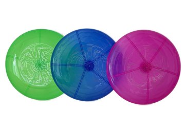 Leteči krožnik s svetlobnimi učinki 23 cm